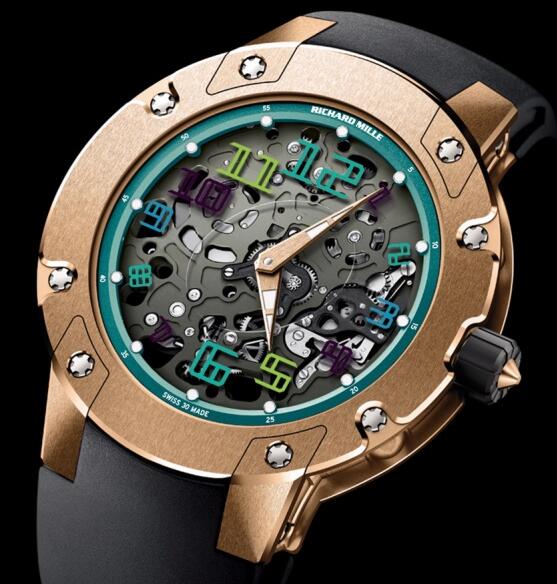 Richard Mille Replica Watch RM 033 Sentebale Red Gold